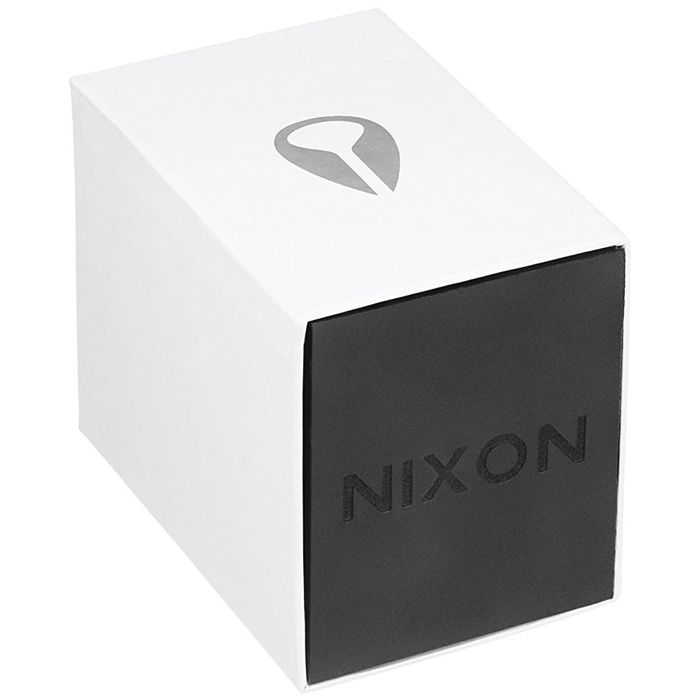 Reloj Nixon Unisex Plateado Teller Black Casual A045000 Color de la