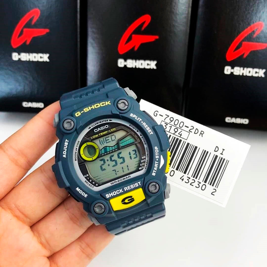 Lunetta Originale Casio G-Shock G7900 – Colore Verde Militare Con 4 Viti