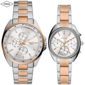 Reloj Fossil Autocross BQ2642SET Hombre y Mujer