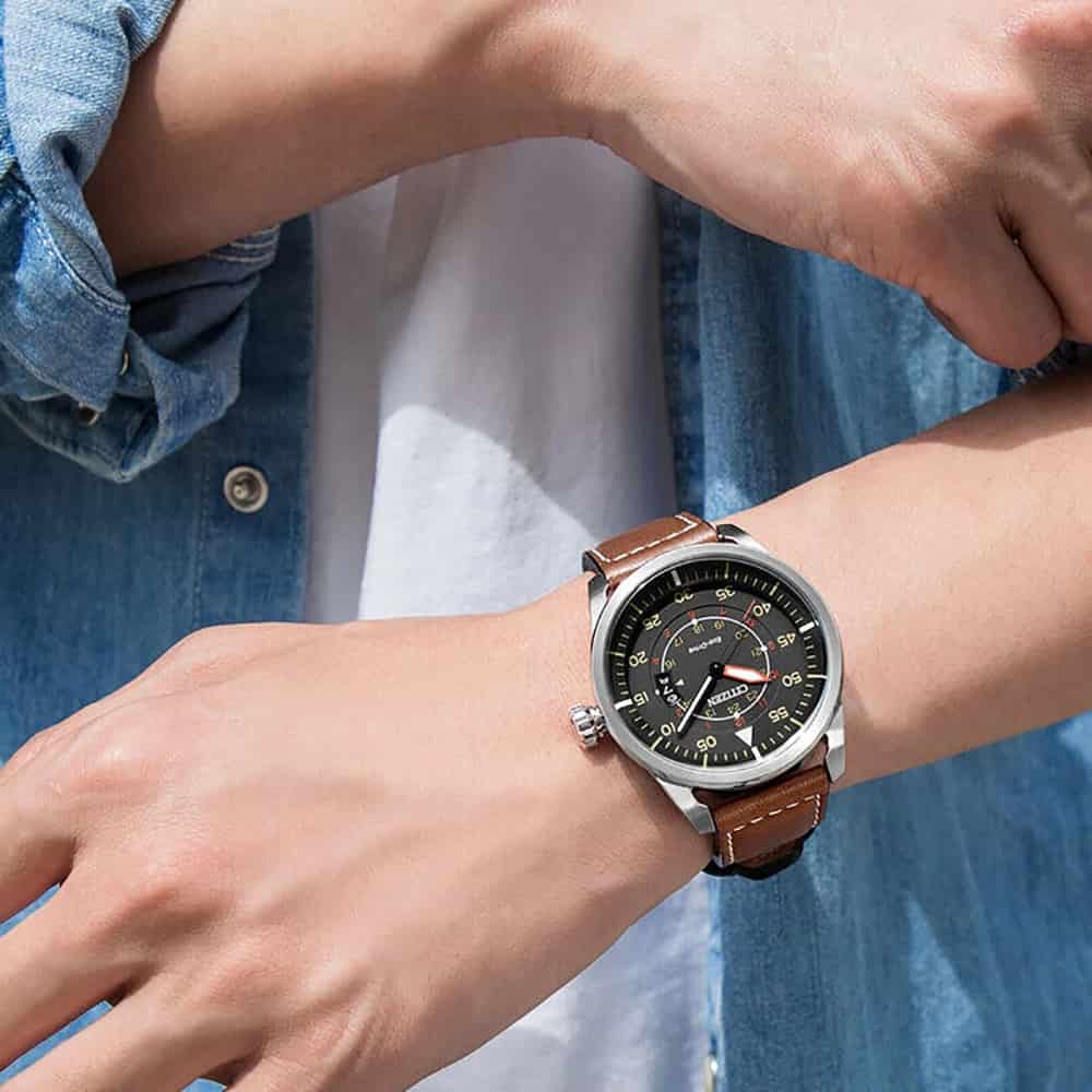 Reloj Citizen Eco Drive Aviator AW1360-12H Solar » Macho Accesorios