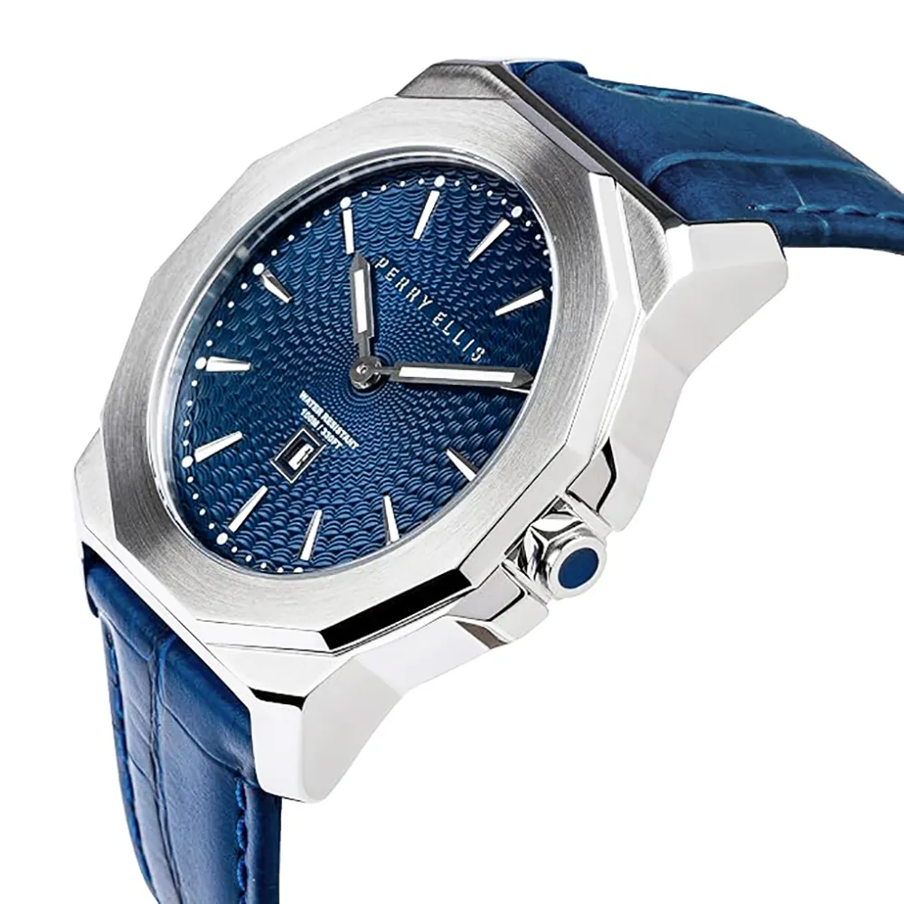 Reloj Perry Ellis Decagon 42 08001-01