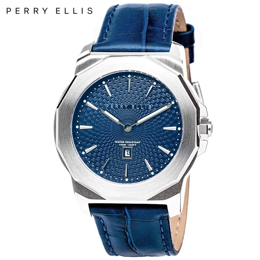 Reloj Perry Ellis Decagon 42 08001-01