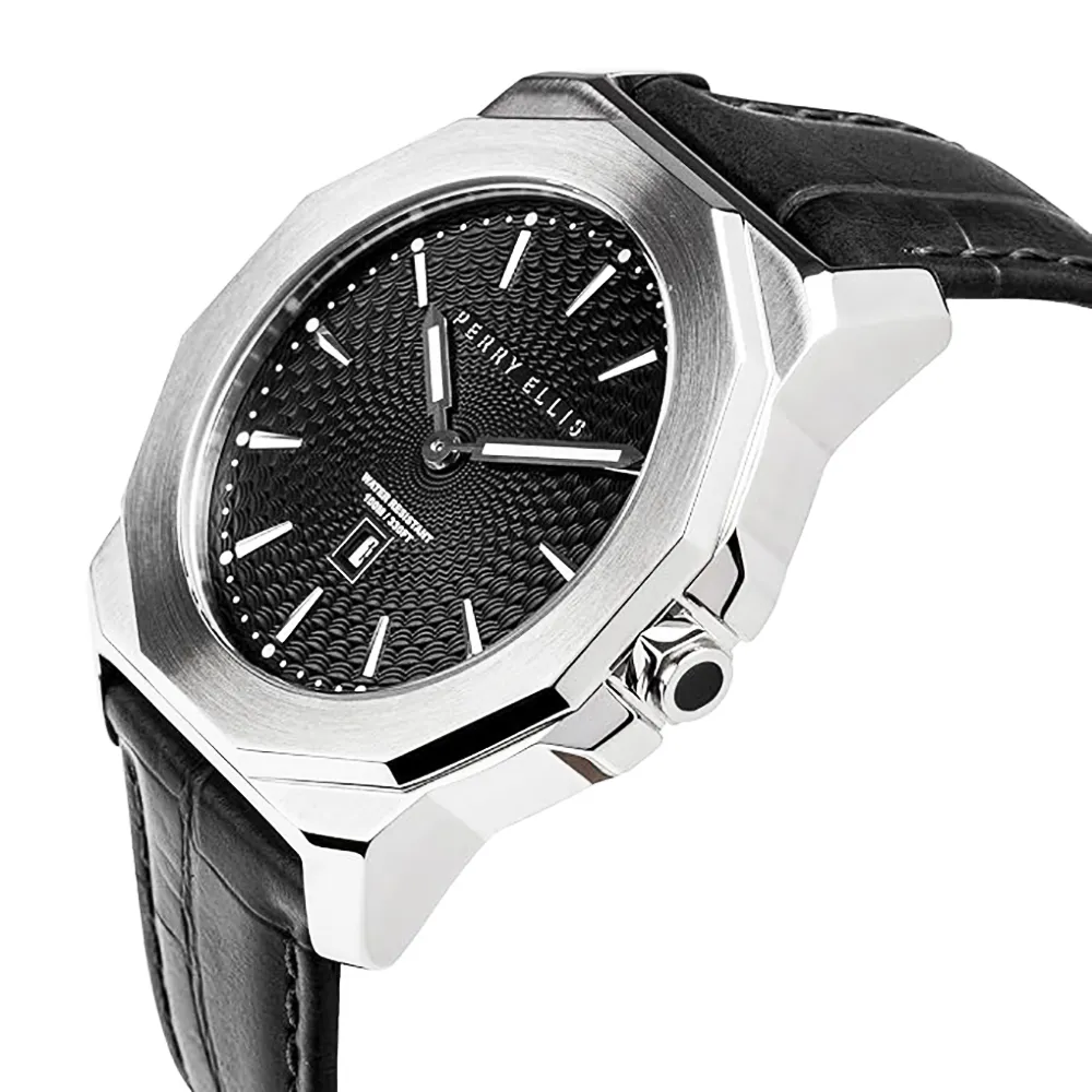 Reloj Perry Ellis Decagon 42 08002-01