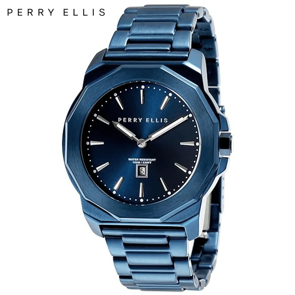 Reloj Perry Ellis Decagon 42 08008-02
